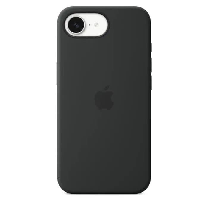 APPLE iPhone 16 E - Coque en silicone - Noir — photo 1
