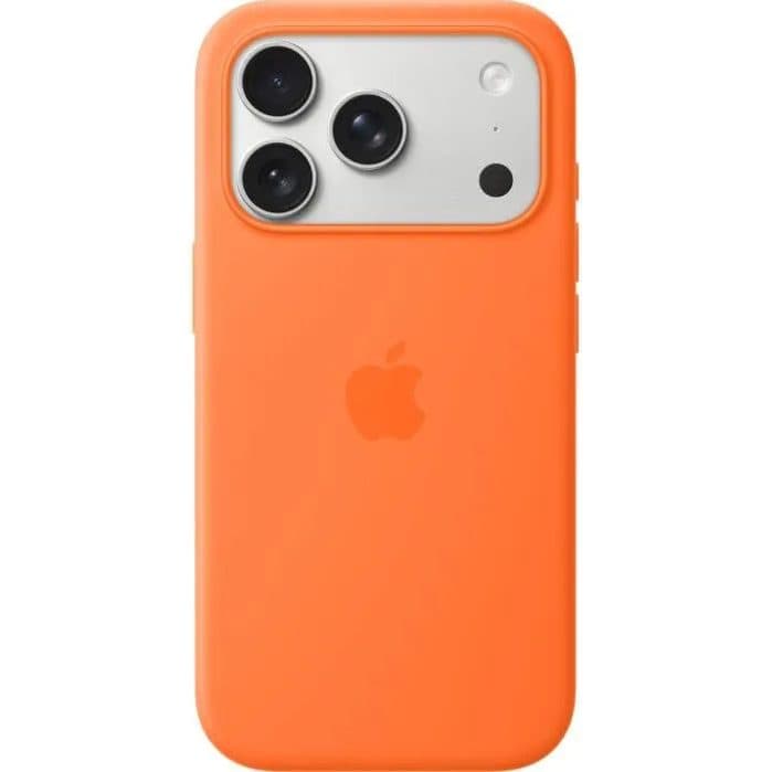 APPLE iPhone 17 Pro - Coque en silicone avec MagSafe - Orange — photo 1