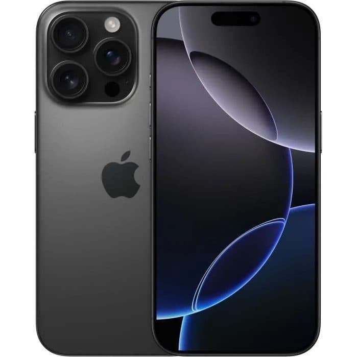 Apple iPhone 16 Pro (2024) 256 Go Titane Noir — photo 1