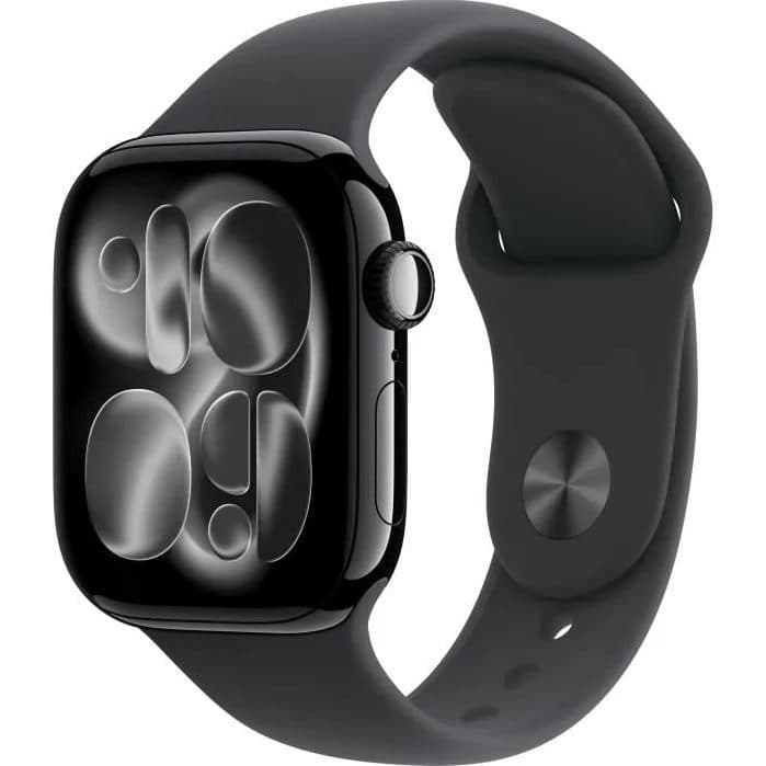 Apple Watch Series 11 GPS 42mm Boîtier Aluminium Bracelet Sport Band S/M Noir Jet — photo 1