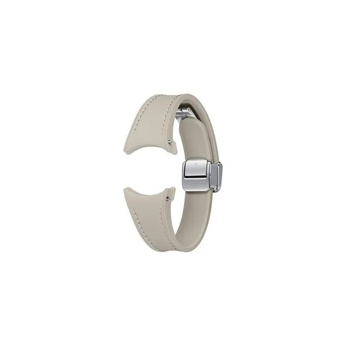 Samsung Bracelet Hybride G Watch Series 4/5 Simili cuir taupe 115mm S/M Résistant à la transpiration — photo 1