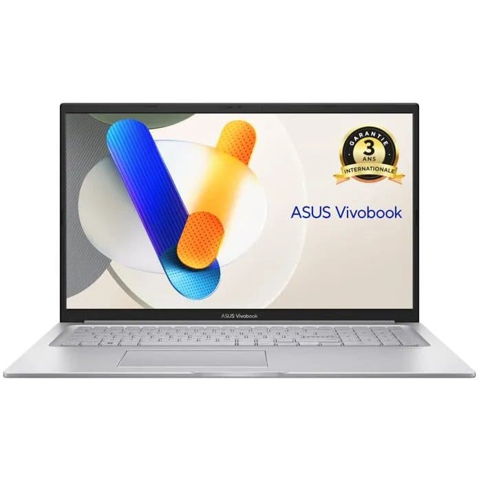 PC Portable ASUS VivoBook 17 X1704 : Win 11 - 17.3" FHD - Intel Core 3 100U - RAM 16Go - 512Go SSD — photo 1