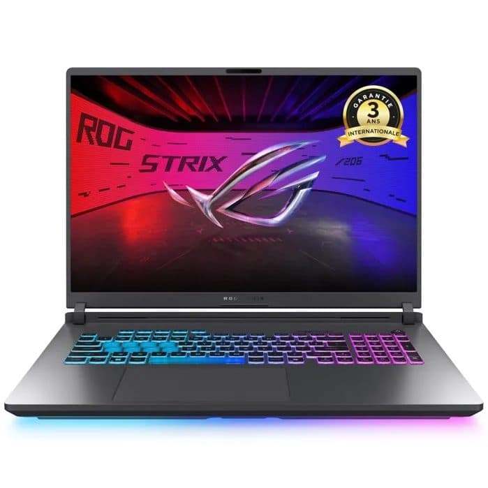 PC Portable Gamer ASUS ROG Strix G18 : Win 11 - 18.0" WQXGA 300Hz - RTX 5060 8Go - Intel Core Ultra 9 290HX Plus - RAM 32Go - 1To SS — photo 1