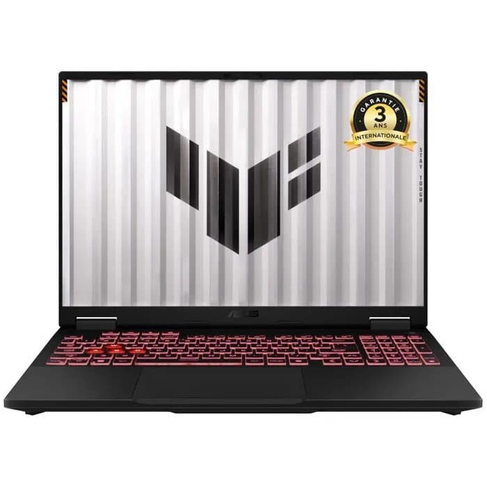 PC Portable Gamer ASUS TUF Gaming A16 : Win 11 - 16.0" WUXGA 144Hz - RTX 5060 8Go - AMD Ryzen 7 260 - RAM 16Go - 512Go SSD — photo 1